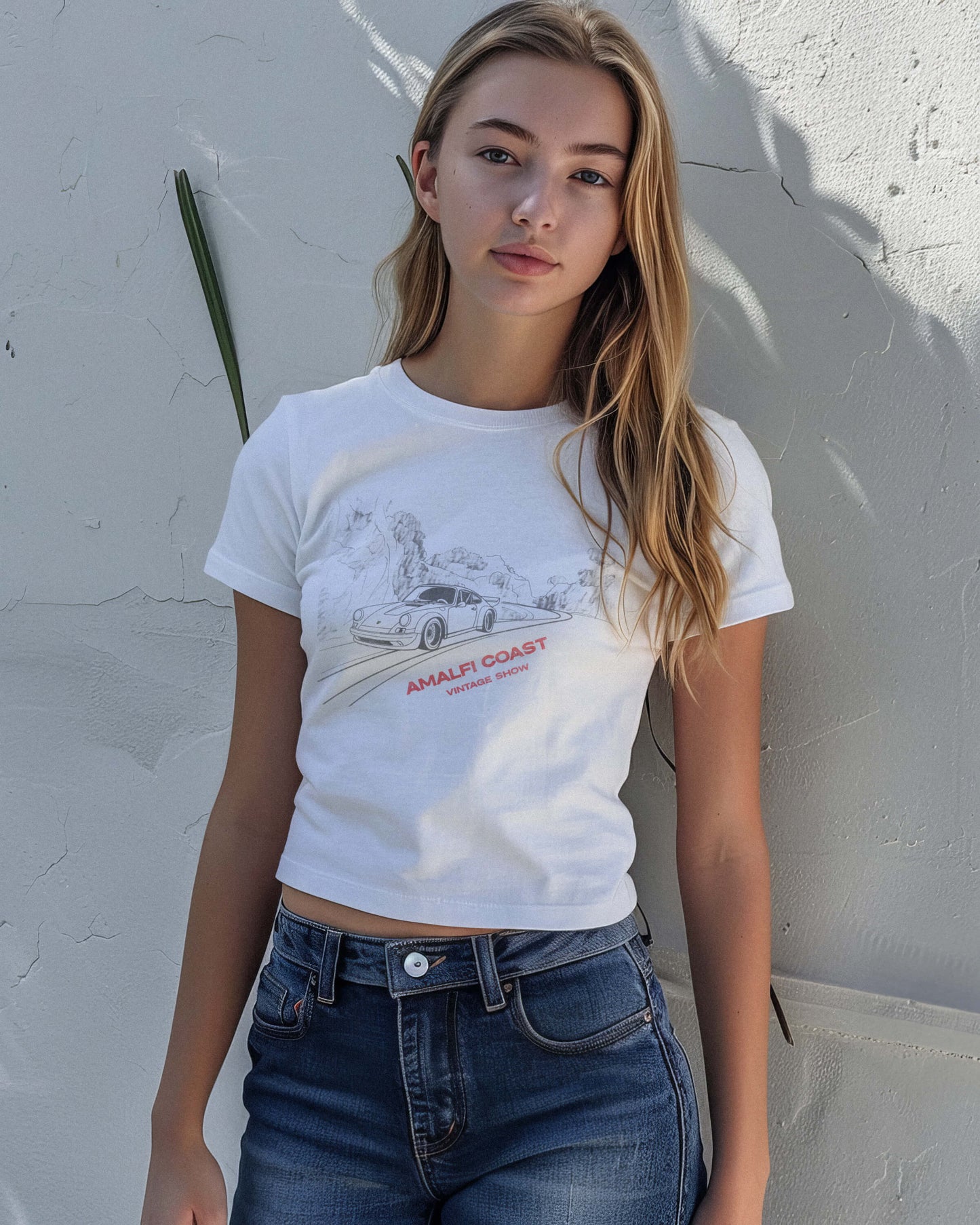 Amalfi Italy Vintage Car Show Baby Tee