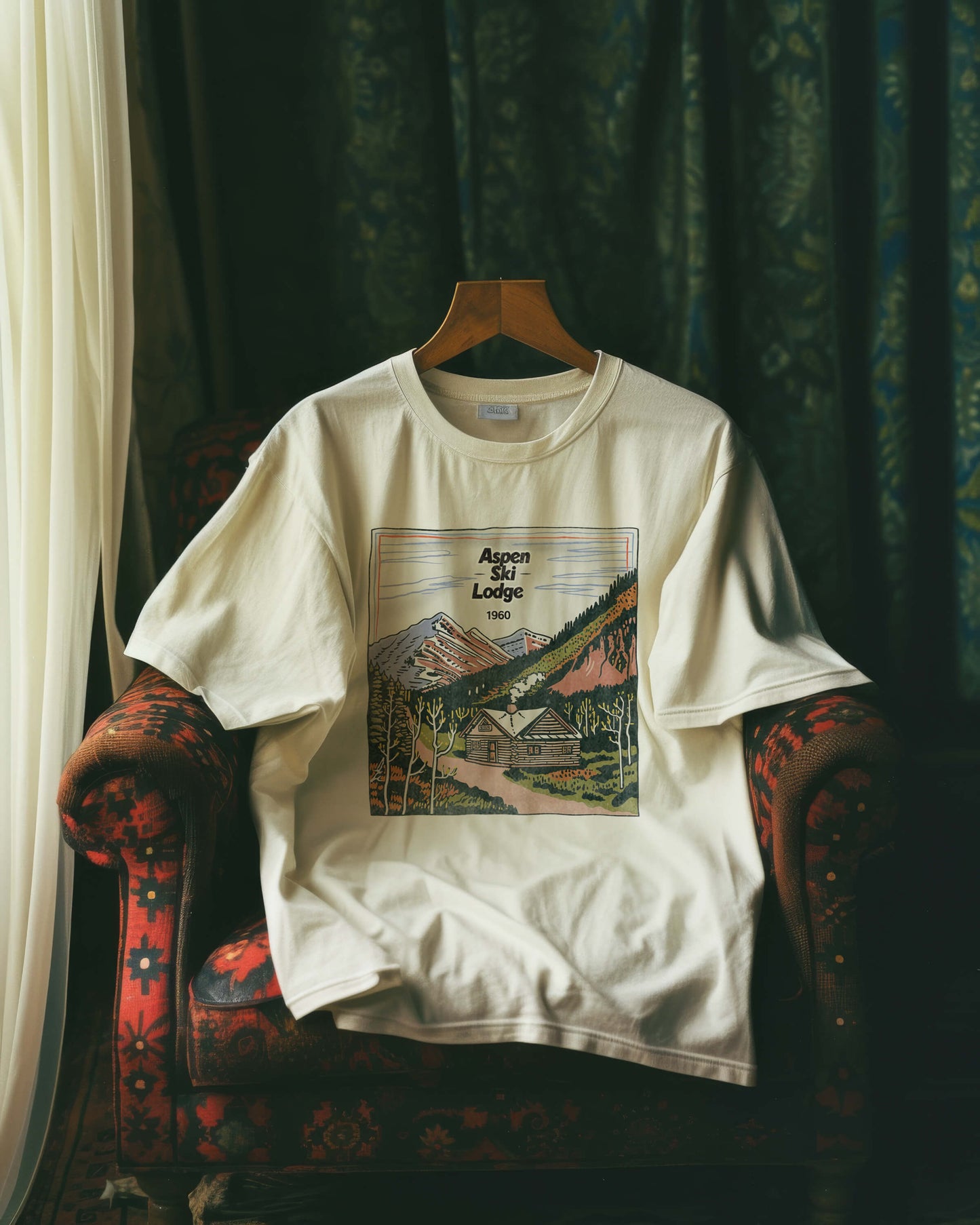 Aspen Colorado Ski Lodge Graphic Tee