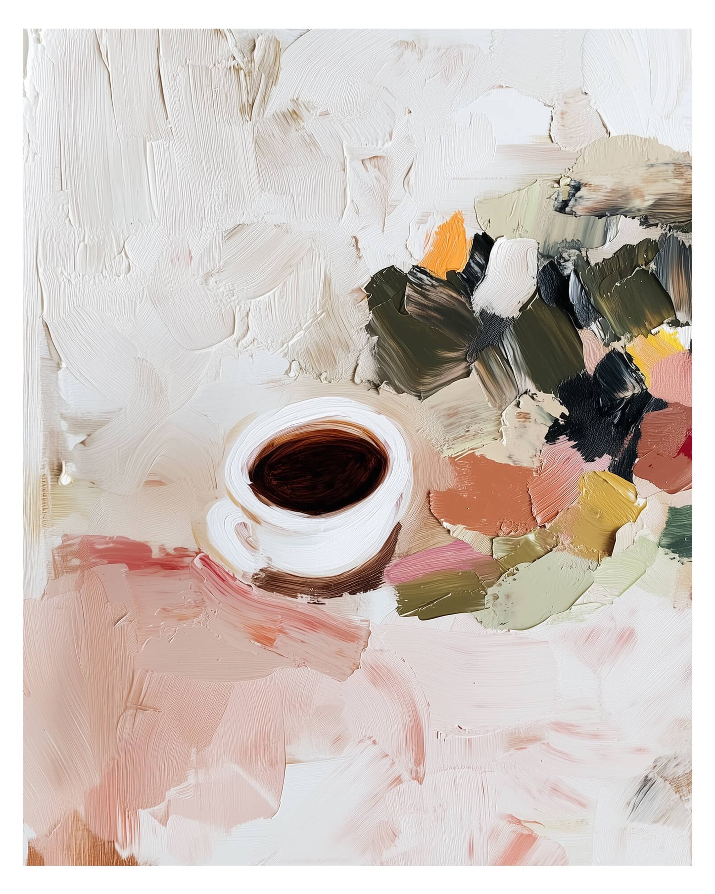 Espresso Daydream Painting Art Print