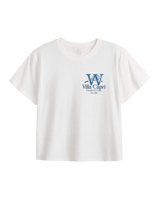 Villa Capri Country Club Crop Tee
