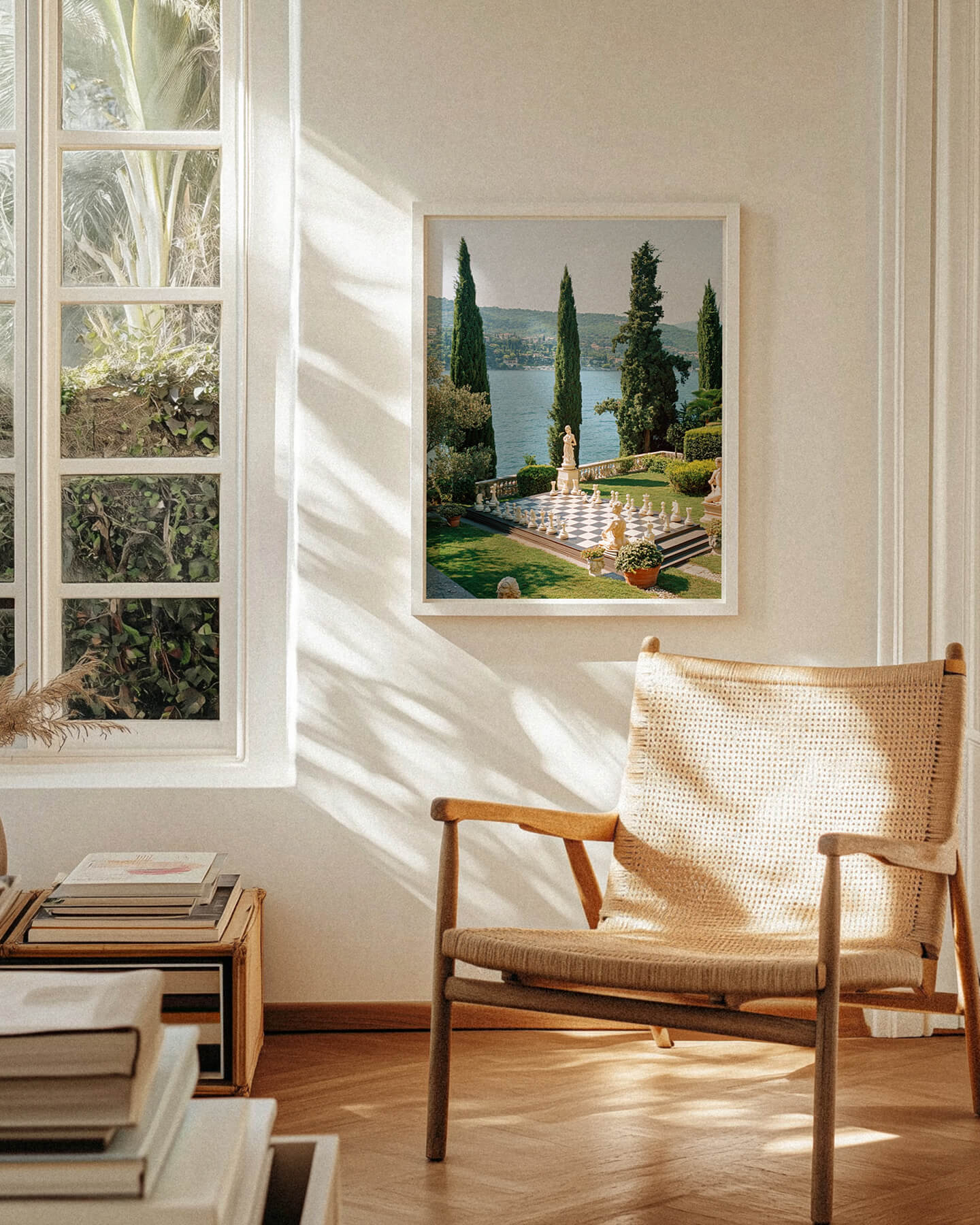 Chess on the French Riviera Film Photo Print