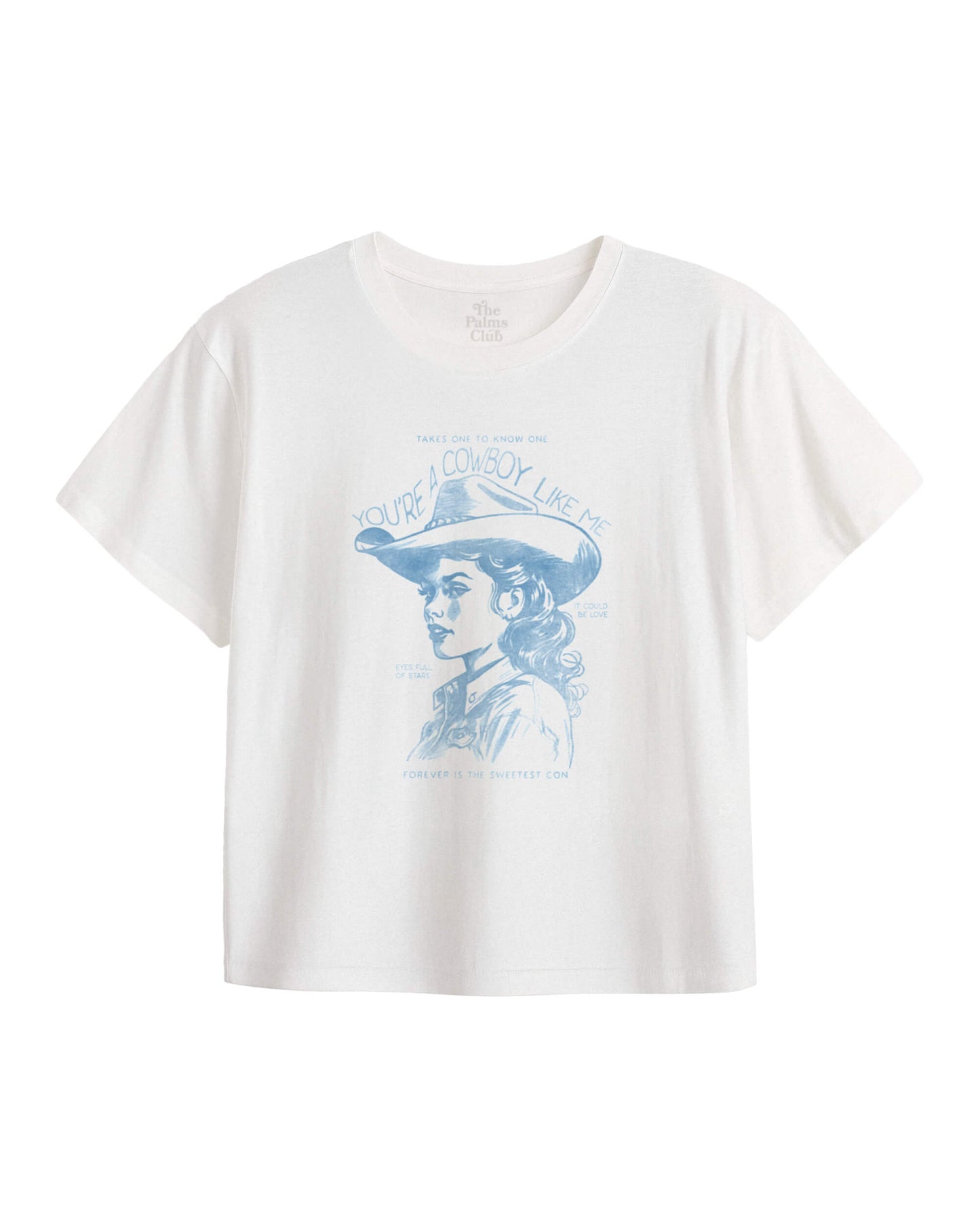 Cowboy like me crop tee