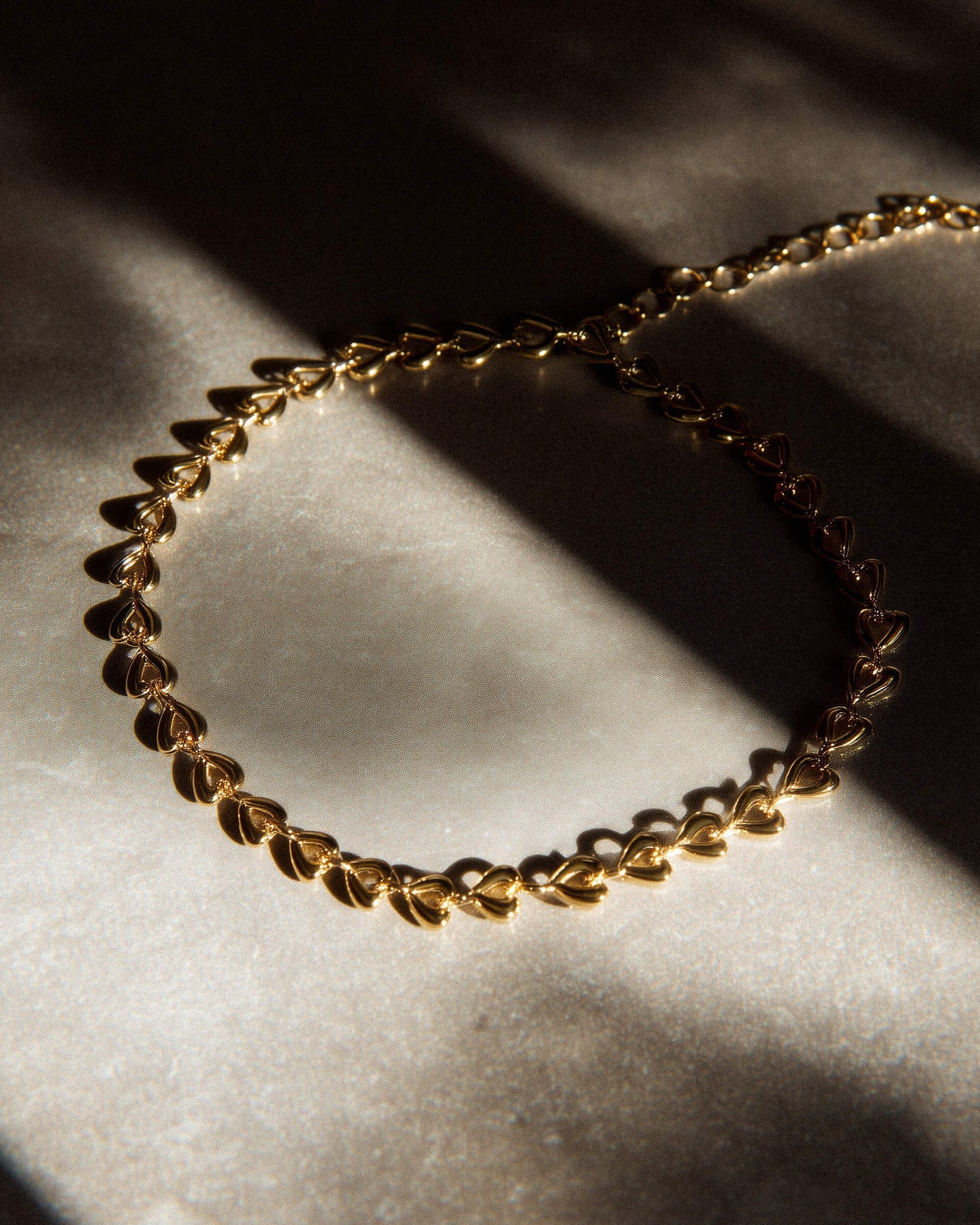 Gold Hearts Chain Bracelet | 18k Gold Stainless Steel Bracelet