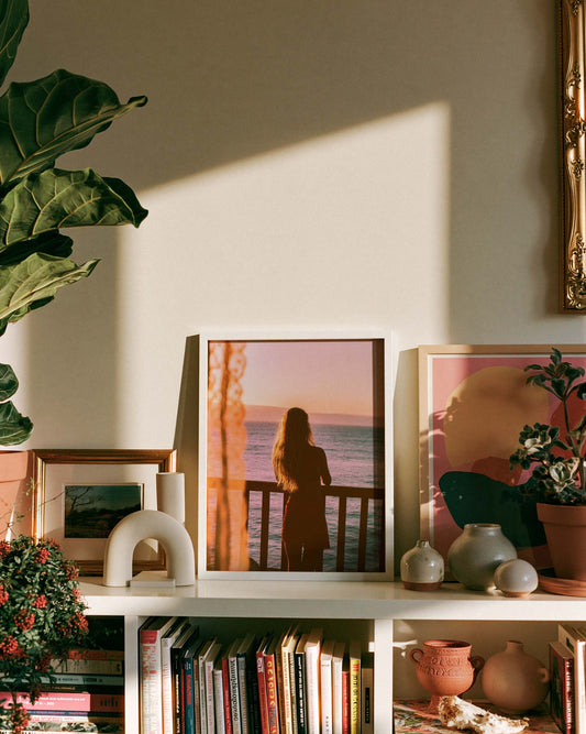 Golden Coast Art Print | Vintage Coastal Photography