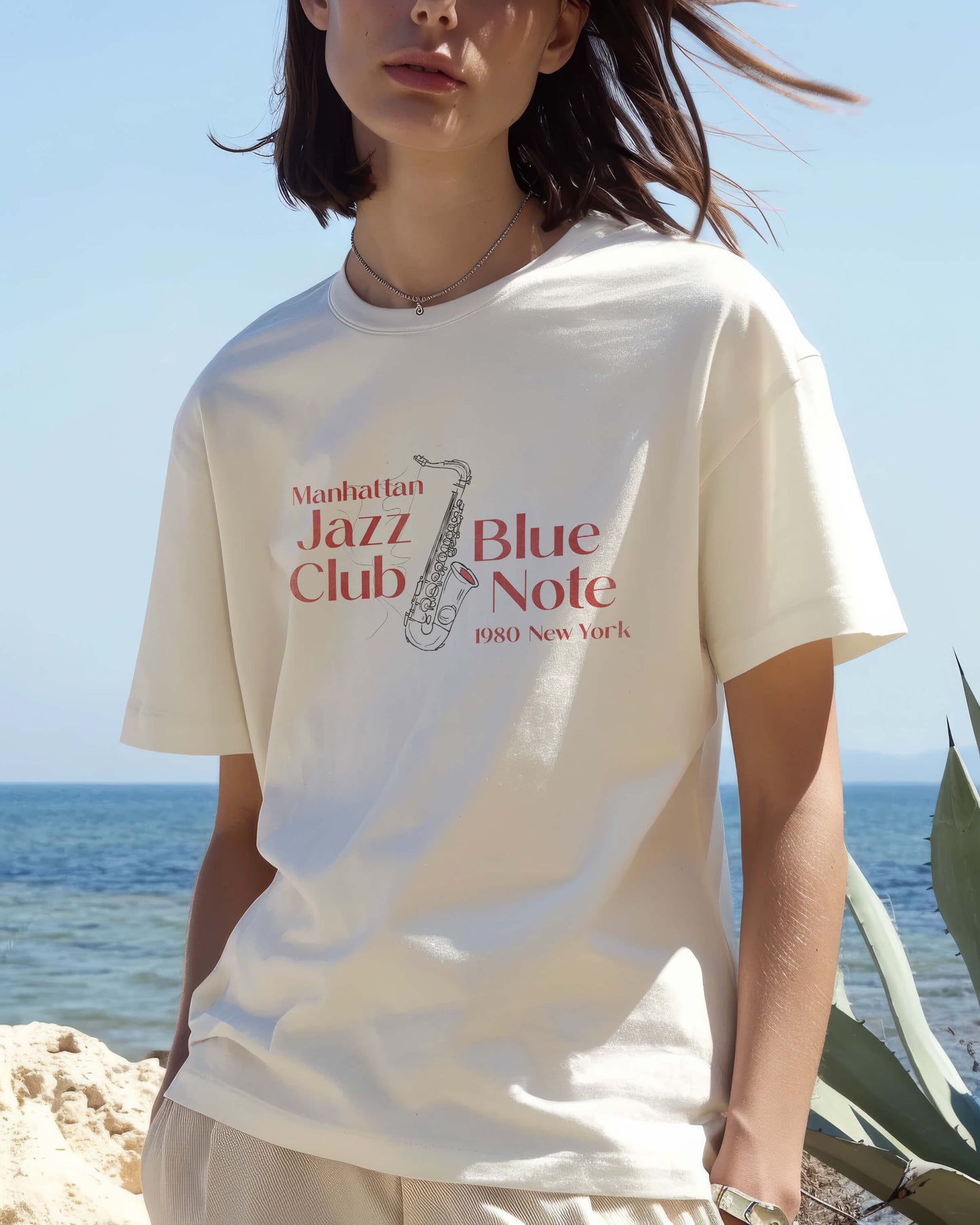 New York Jazz Club Blue Note Graphic Tee