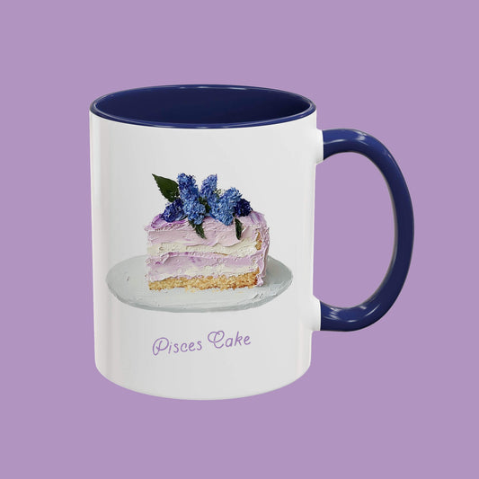 Pisces Cake Astrology Coffee Mug