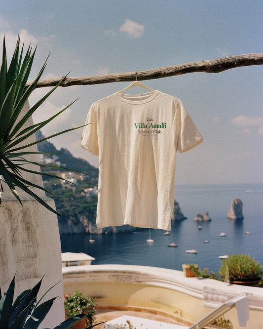 Villa Amalfi Italy Tennis Country Club Graphic Tee