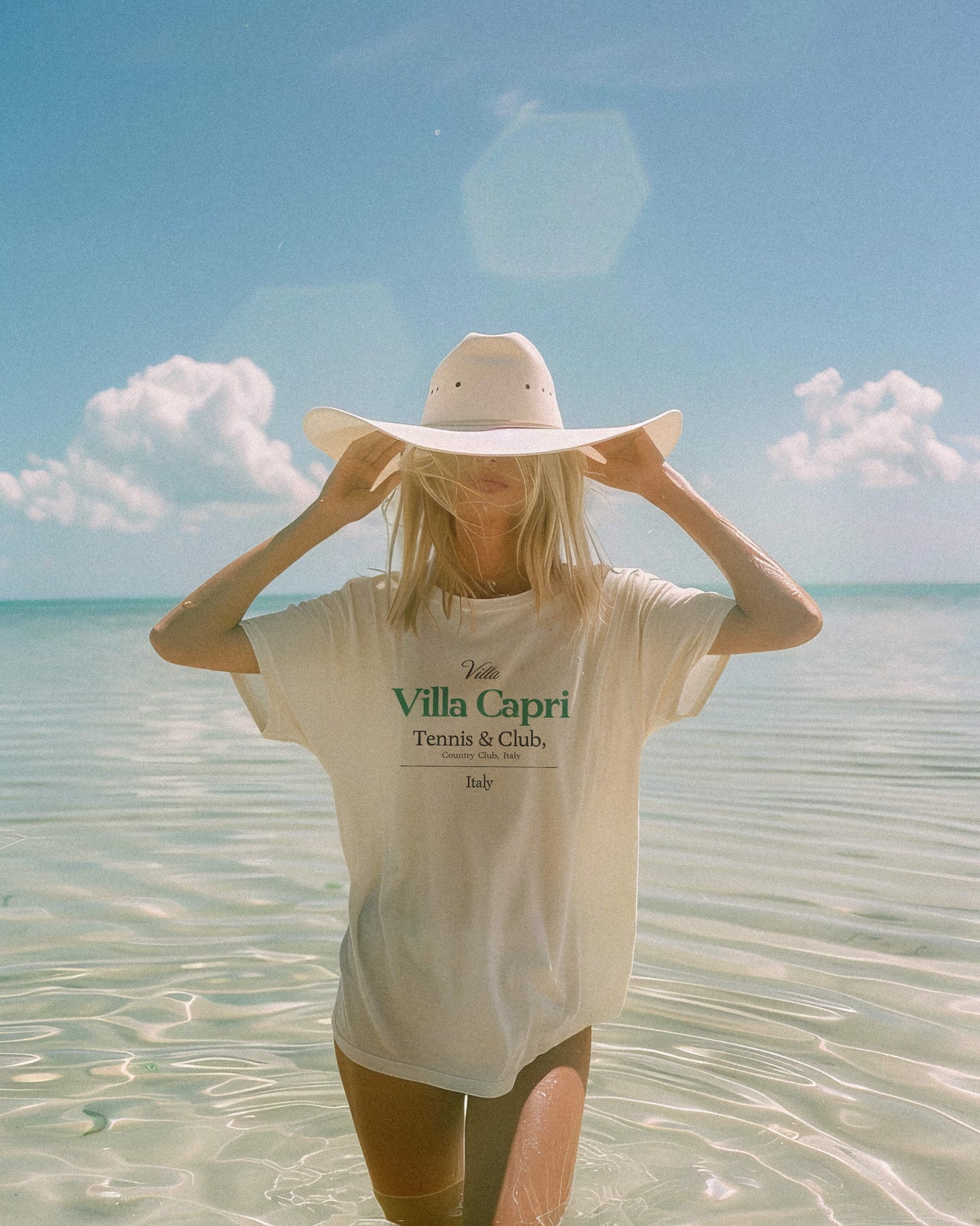 Villa Capri Italy Tennis Country Club Graphic Tee