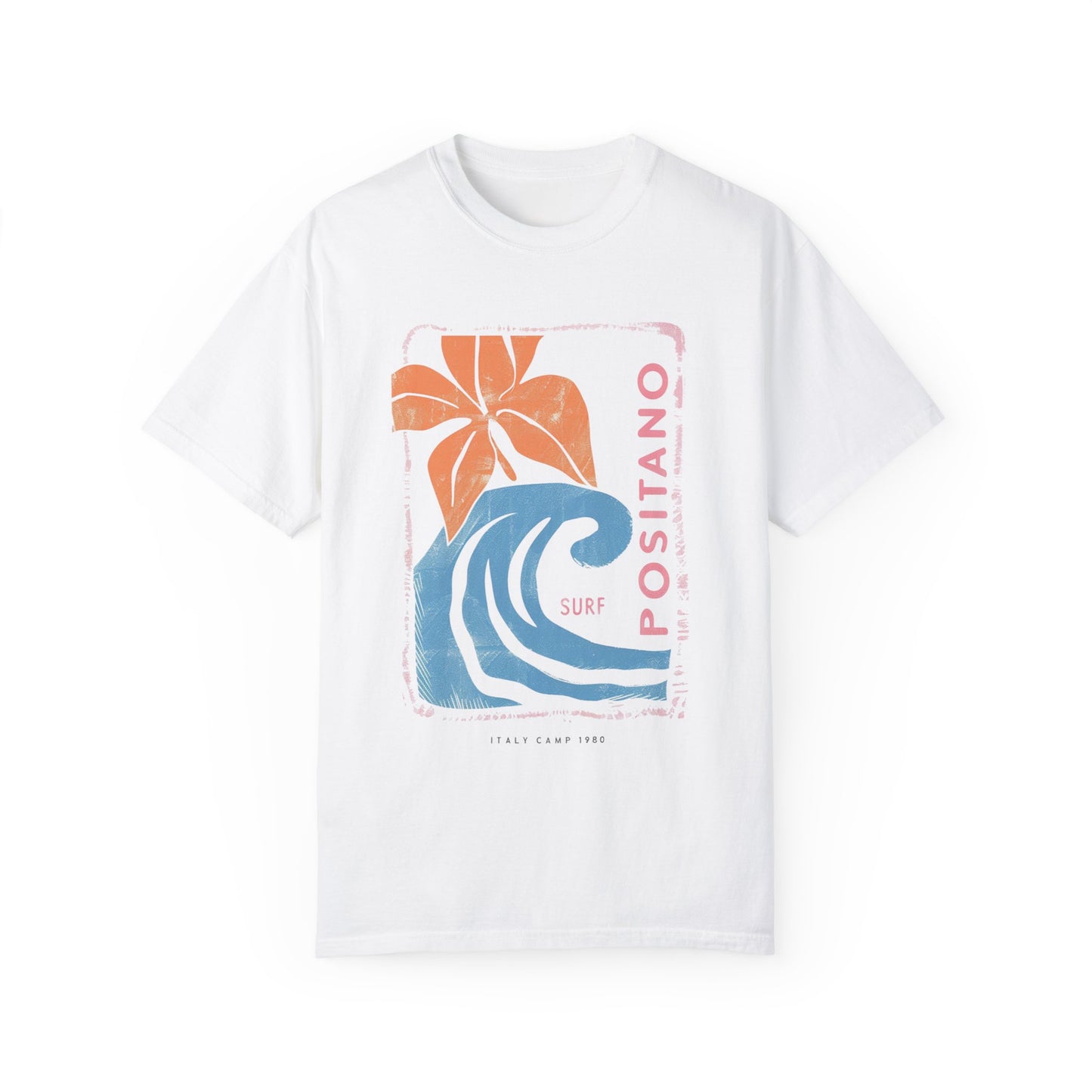 Positano Italy Surf Graphic Tee