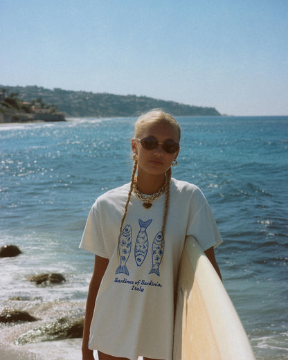 Sardines of Sardinia Italy Graphic Tee