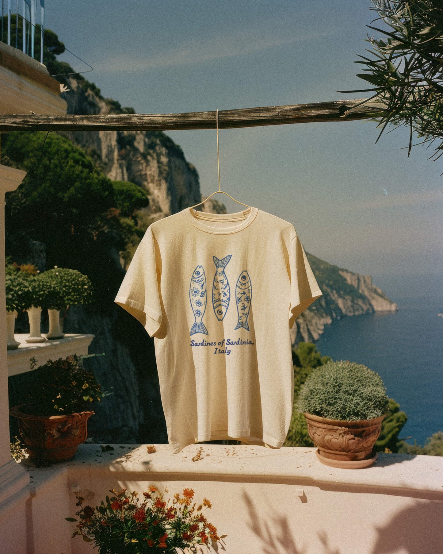 Sardines of Sardinia Italy Graphic Tee