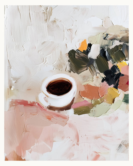 Espresso Daydream Painting Art Print