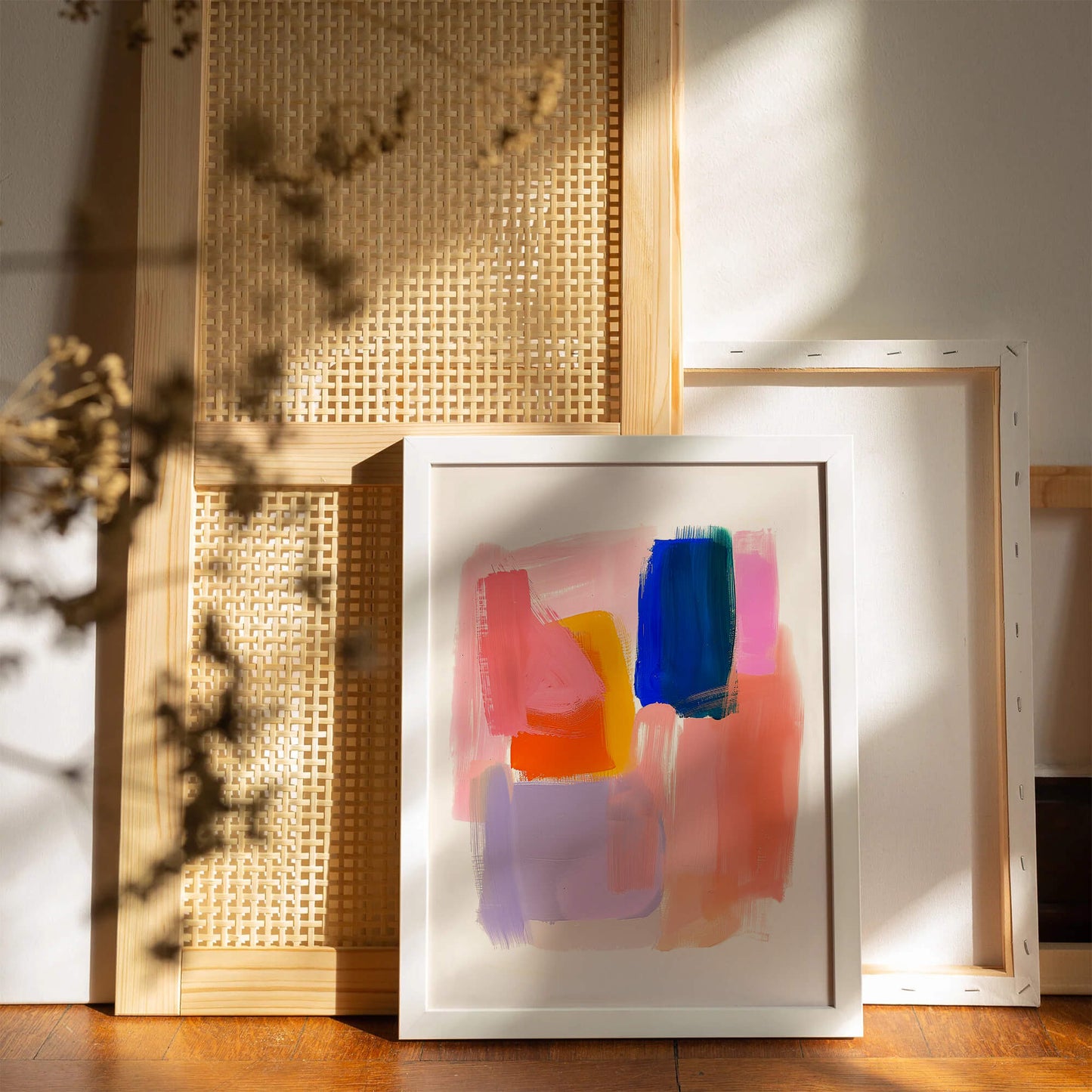 Aura of Summer Love Abstract Painting Art Print