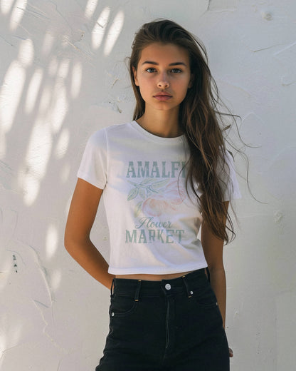 Amalfi Coast Italy Flower Market Baby Tee