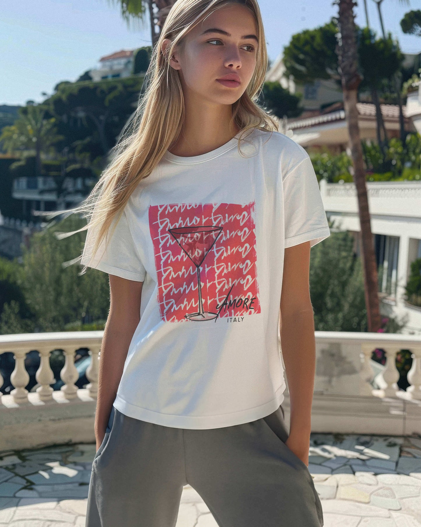 Amore Martini Italy Graphic Tee