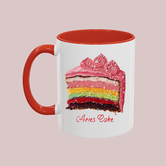 Aries Cake Astrology Coffee Mug