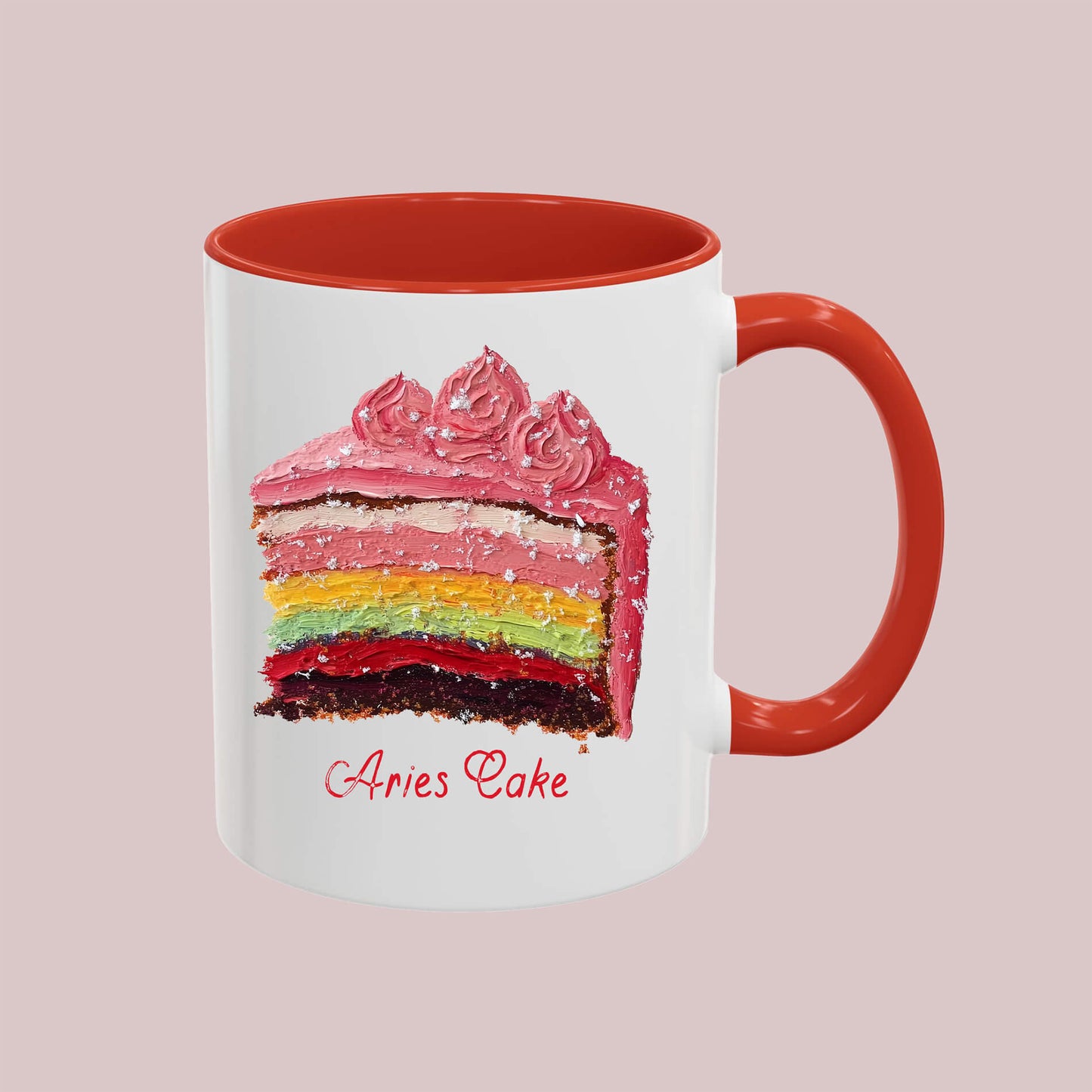 Aries Cake Astrology Coffee Mug