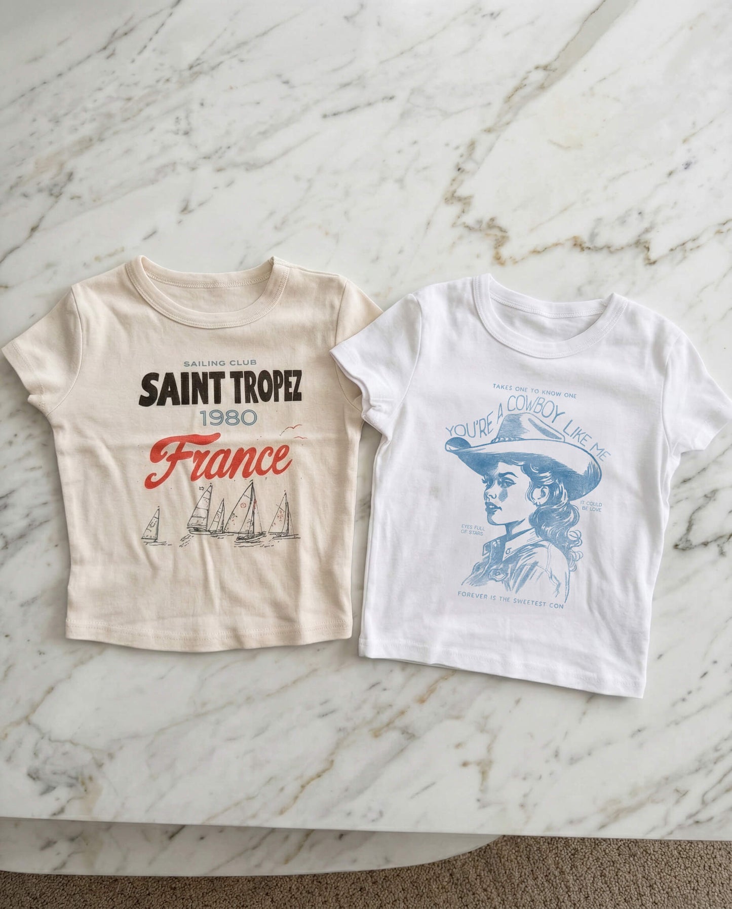 Cowboy Like Me Cowgirl Baby Tee