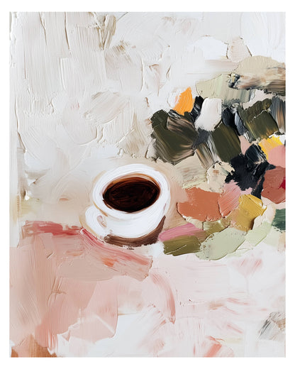 Espresso Daydream Painting Art Print