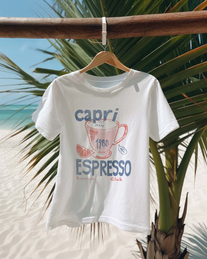 Capri Italy Espresso Club Baby Tee