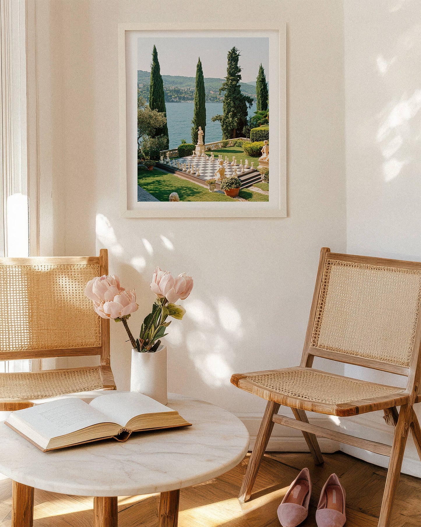 Chess on the French Riviera Film Photo Print