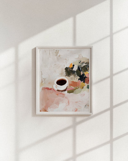 Espresso Daydream Painting Art Print