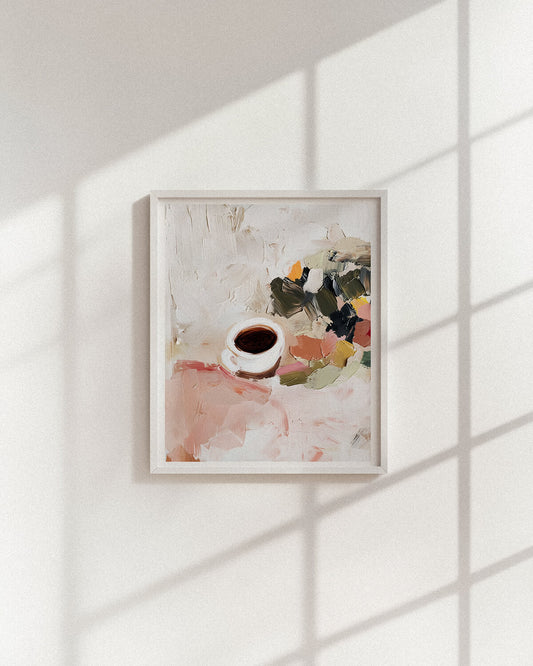 Espresso Daydream Painting Art Print