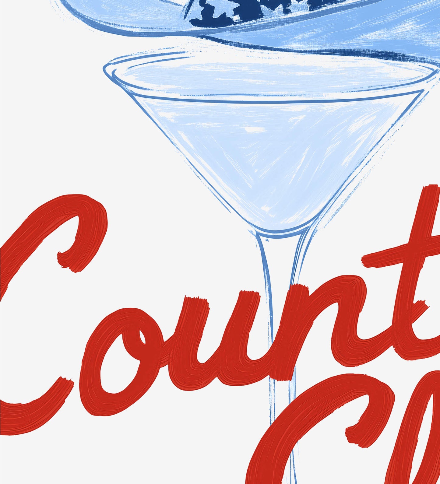 Country Club Martini Art Print