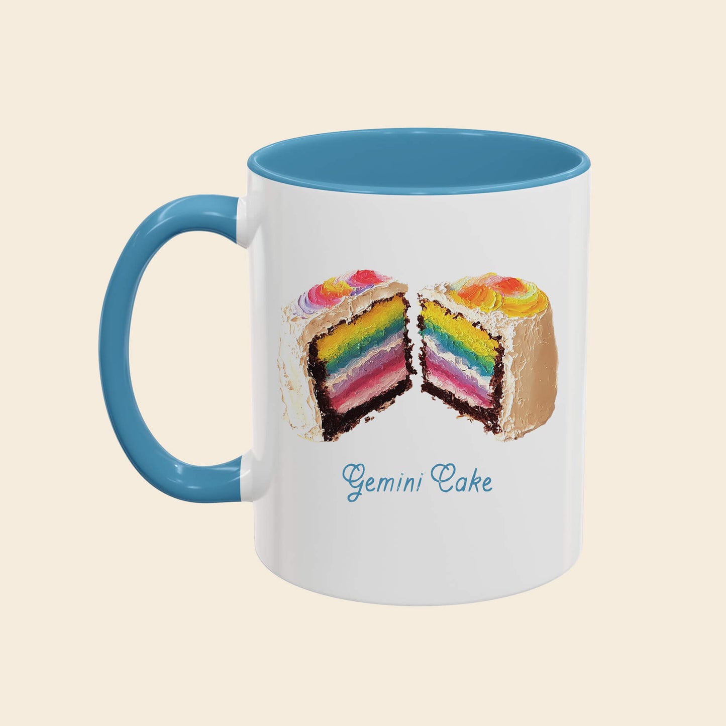 Gemini Cake Astrology Coffee Mug