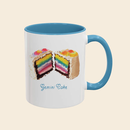 Gemini Cake Astrology Coffee Mug