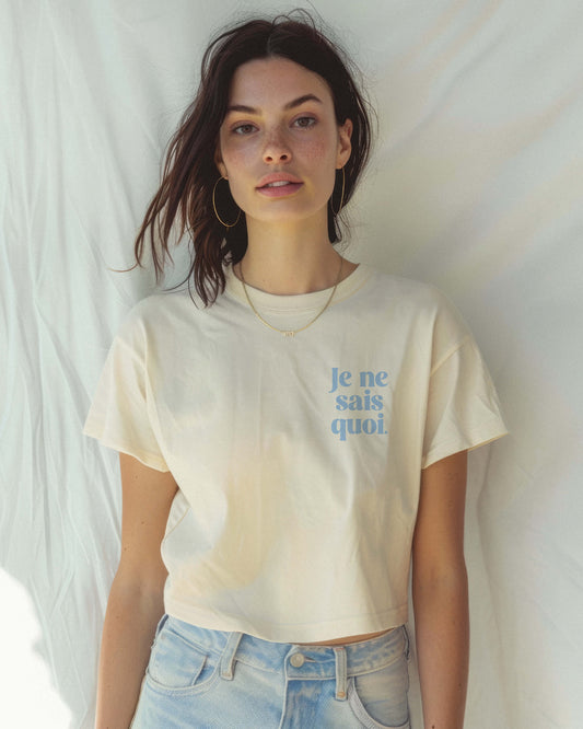 Je Ne Sais Quoi Crop Tee