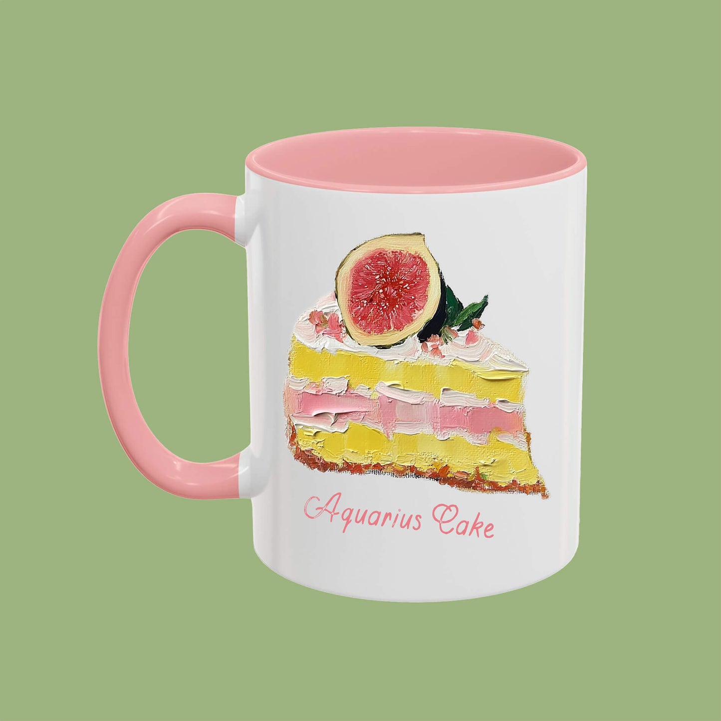 Aquarius Cake Astrology Coffee Mug