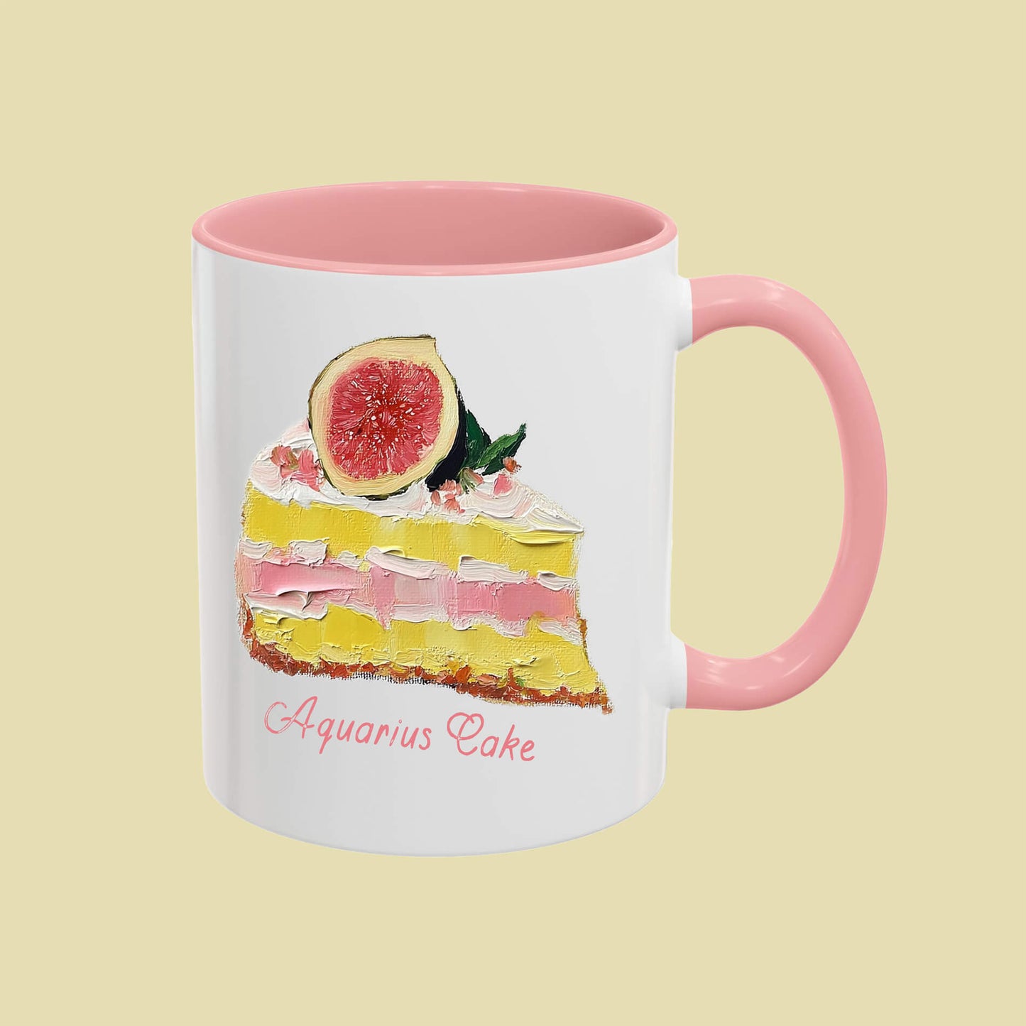 Aquarius Cake Astrology Coffee Mug