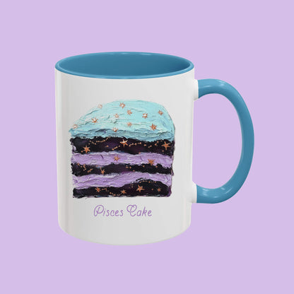 Pisces Cake Astrology Coffee Mug