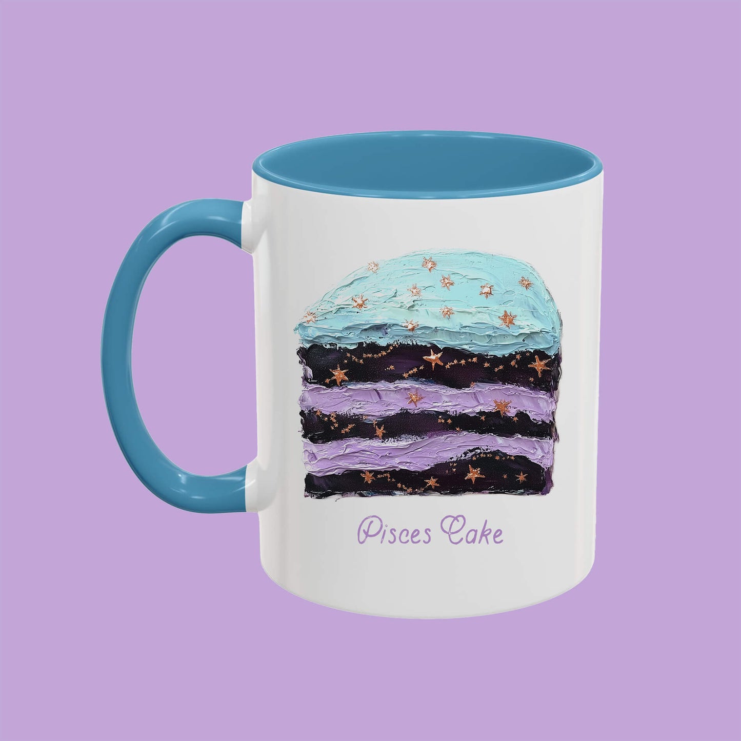 Pisces Cake Astrology Coffee Mug