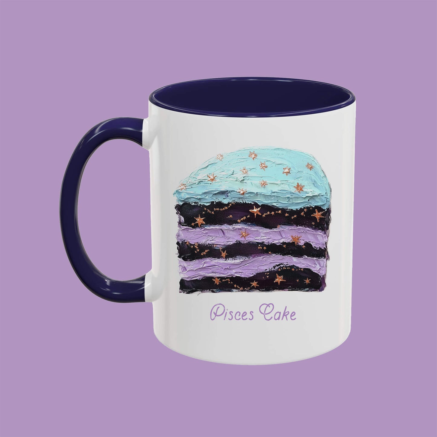 Pisces Cake Astrology Coffee Mug