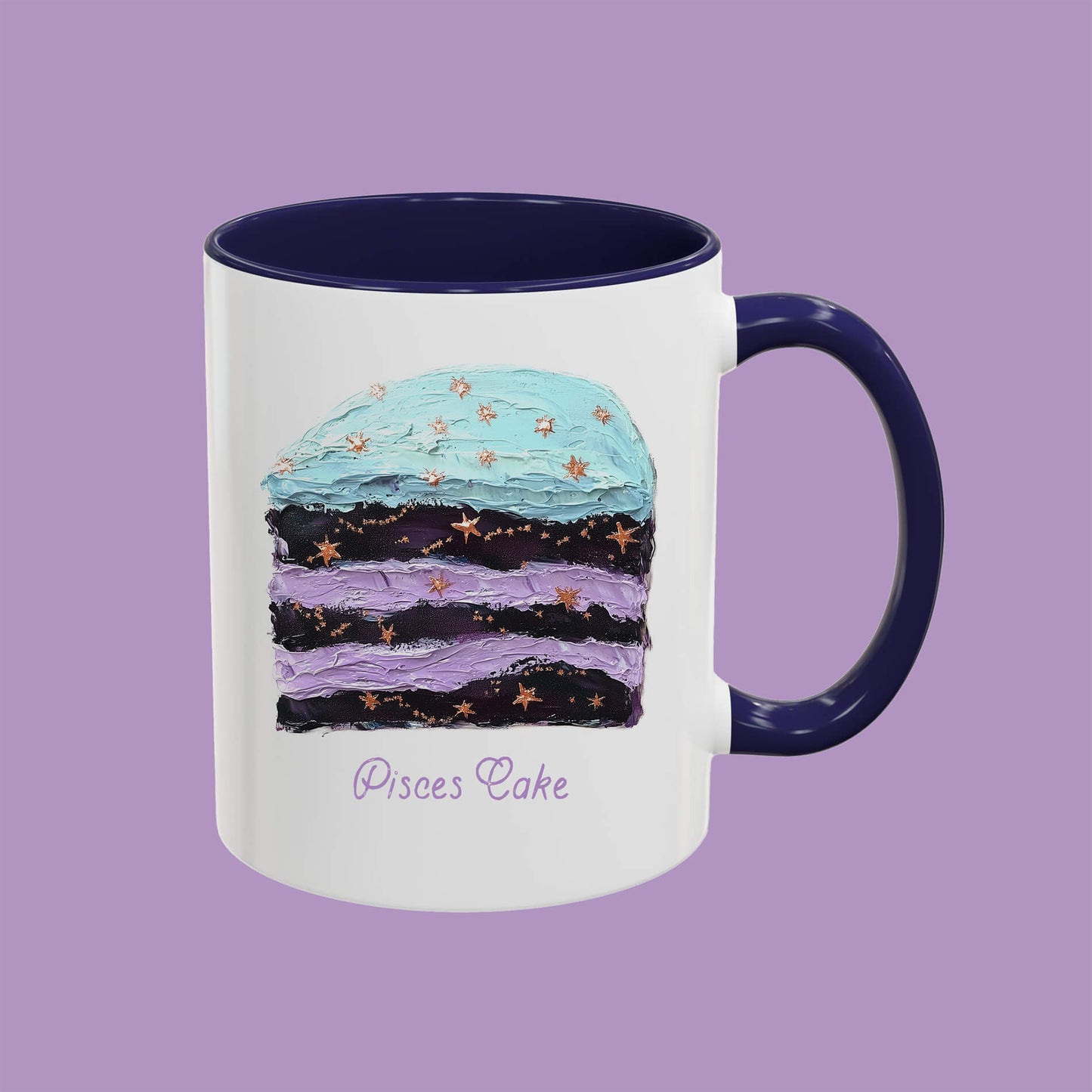 Pisces Cake Astrology Coffee Mug