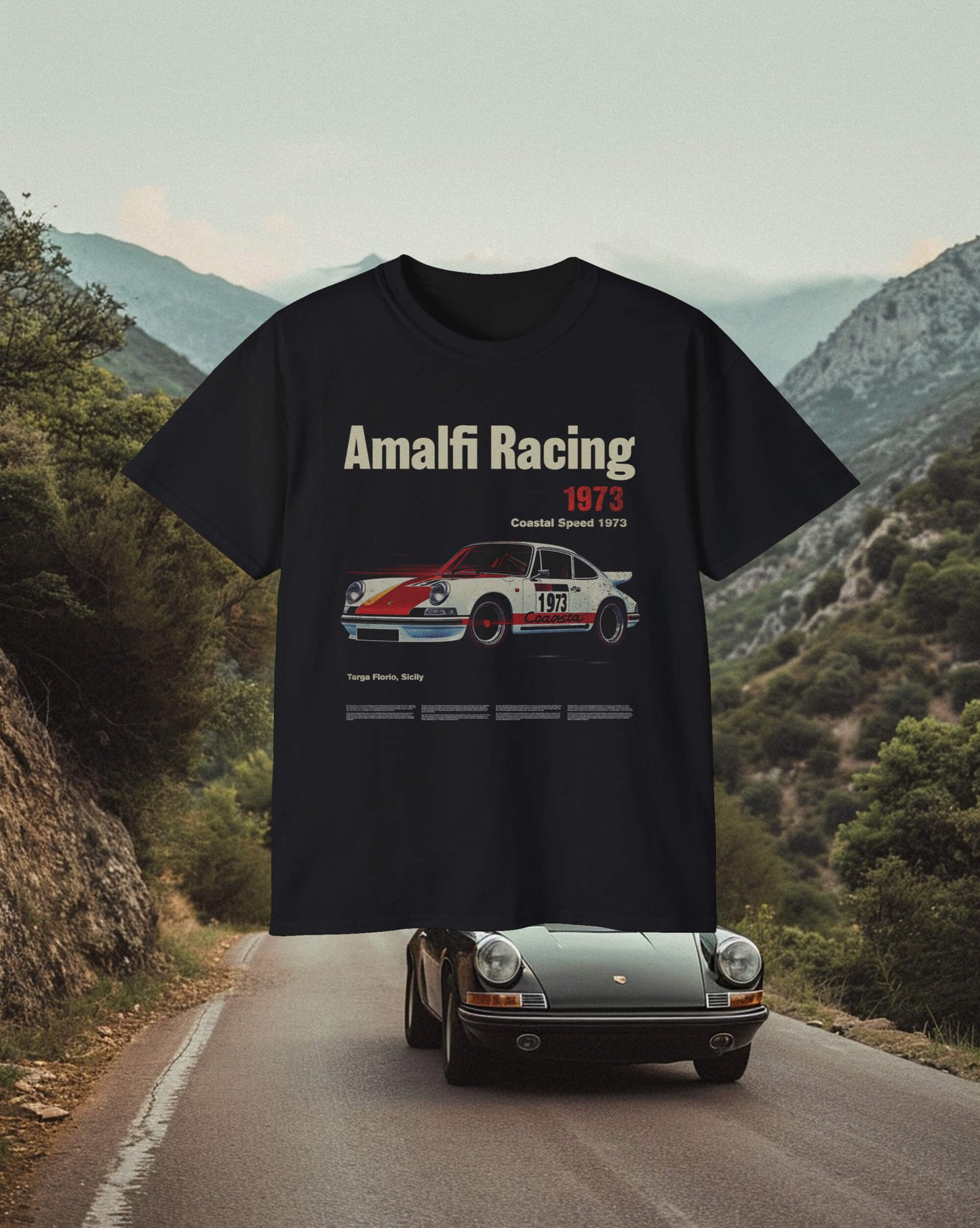 Amalfi Racing Vintage Car Graphic Tee