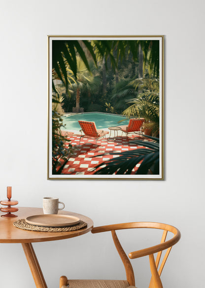 Retro Palm Springs Film Photo Print