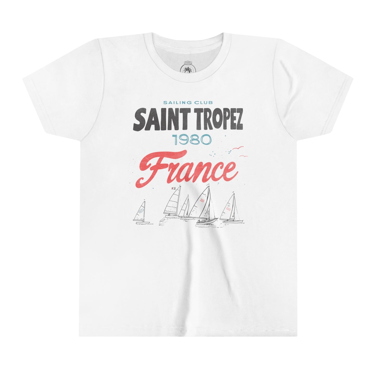 Saint Tropez France 1980 Sailing Club Baby Tee