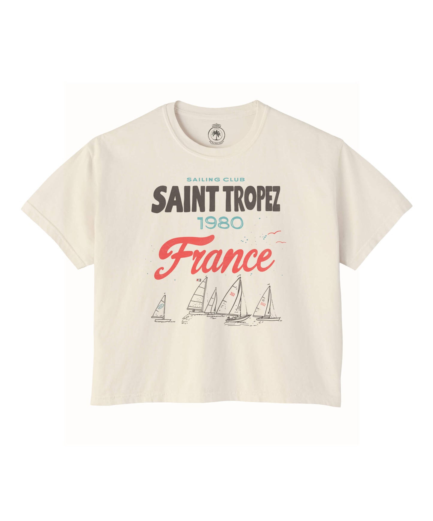 Saint Tropez Sailing Club Crop Tee