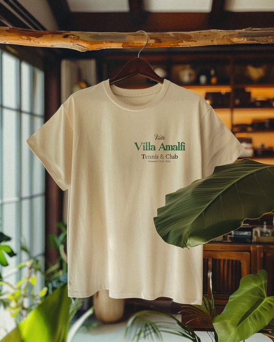 Villa Amalfi Italy Tennis Country Club Graphic Tee